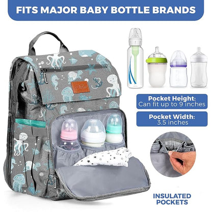 PILLANI Baby Diaper Bag Backpack - Image 4