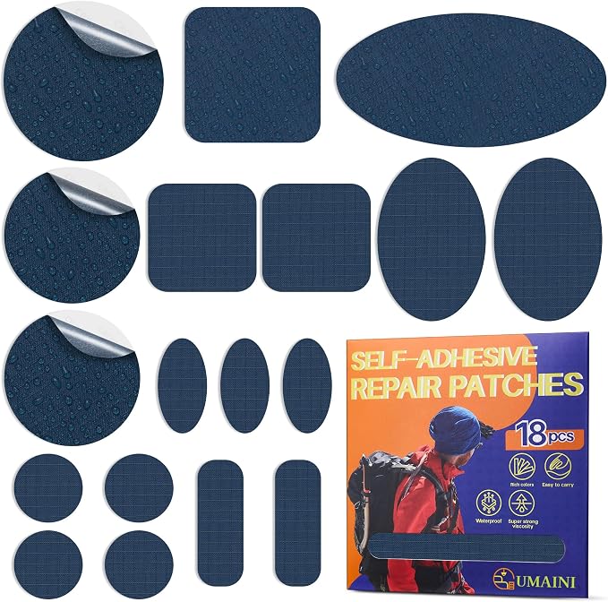 Down Jacket Repair Patch Kit, Outdoor Gear Tenacious Repair Tape, Self Adhesive by Unknown
