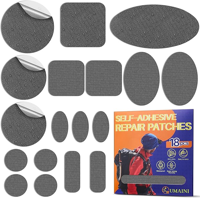 Down Jacket Repair Patch Kit, Outdoor Gear Tenacious Repair Tape, Self Adhesive by Unknown