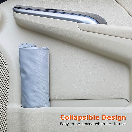 Ginsco New Leak-Proof Travel Car Trash Bag, 3.5 Gallons Large Capacity Hanging - Image 3