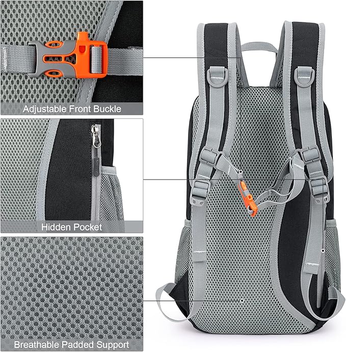 G4Free Mini 10L Hiking Daypack Small Hiking Backpack Cycling Compact Shoulder - Image 6