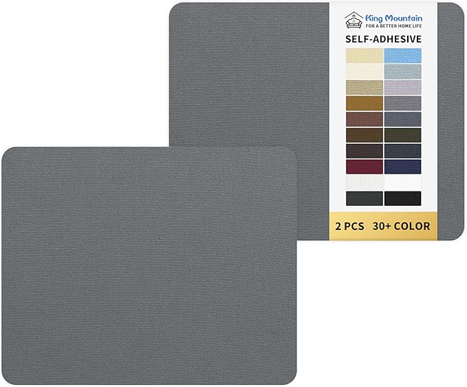 KING MOUNTAIN Canvas Repair Patch 9 x11 Inch 2 Pcs Self-Adhesive Waterproof by ForABetterHomeLife