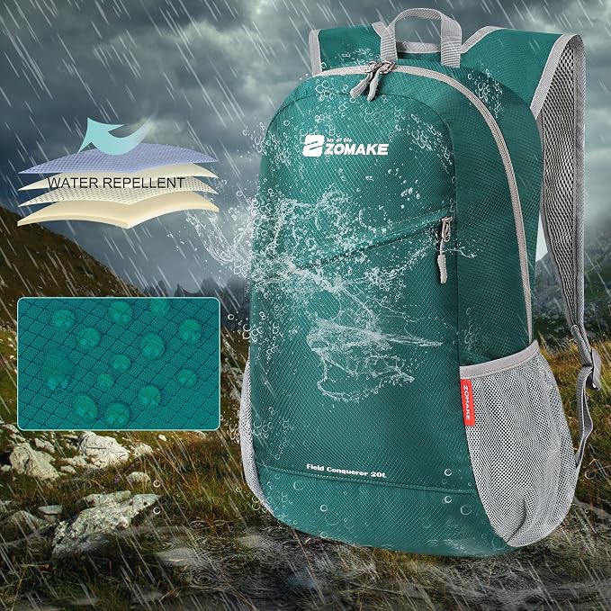 ZOMAKE Lightweight Packable Backpack, Foldable Backpacks Small Daypack - Image 5