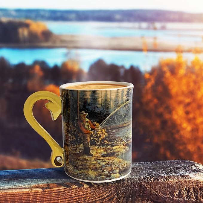 Rivers Edge Products 3D Ceramic Coffee Mug - Image 7