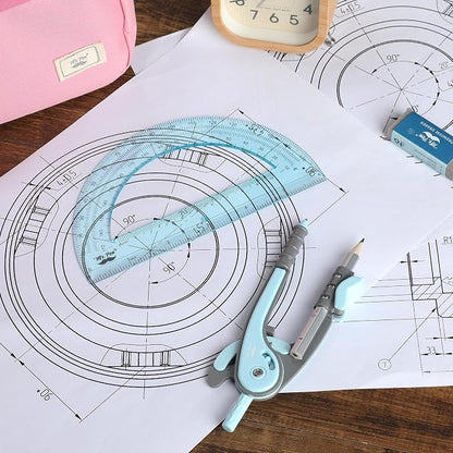 Mr. Pen- Geometry Compass and Protractor Set, 6 Inch Compass, 6 Inch Protractor - Image 6