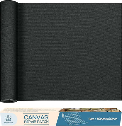 KING MOUNTAIN Canvas Repair Patch 16×60 Inch Self-Adhesive Waterproof Fabric by ForABetterHomeLife