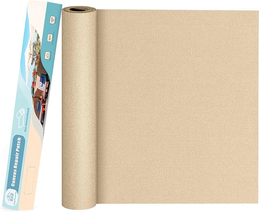 KING MOUNTAIN Canvas Repair Patch 16×30 Inch Self-Adhesive Waterproof Fabric by ForABetterHomeLife