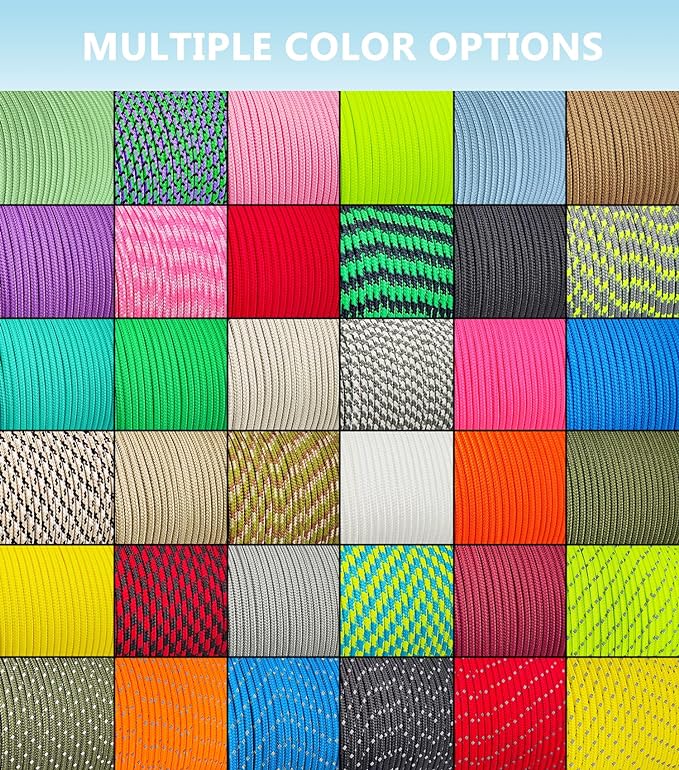 Paracord 240lb - Diameter 2mm Micro Utility Cord -3 Strand Parachute Spool Cord - Image 7