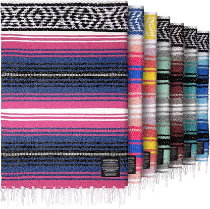 Hydration Nation Authentic Extra Large Mexican Blanket by ZulayKitchen