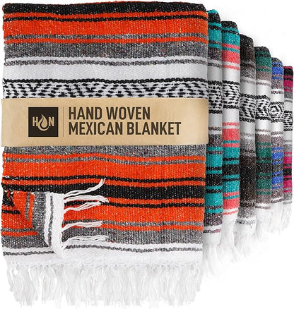 Hydration Nation Authentic Extra Large Mexican Blanket by ZulayKitchen