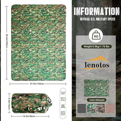 Lenotos Woobie Blanket, Thermal Insulated Military Poncho Liner, Water-Resistant - Image 2