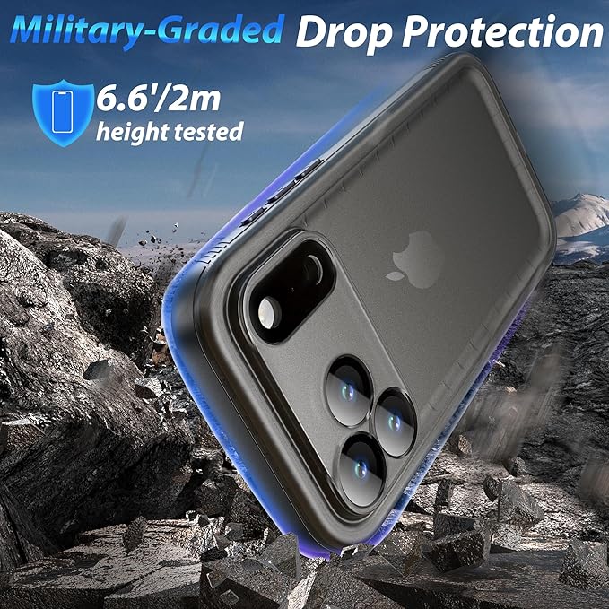 SPORTLINK for iPhone 17 Pro Max Case, IP68 Waterproof Military Protective Full - Image 3