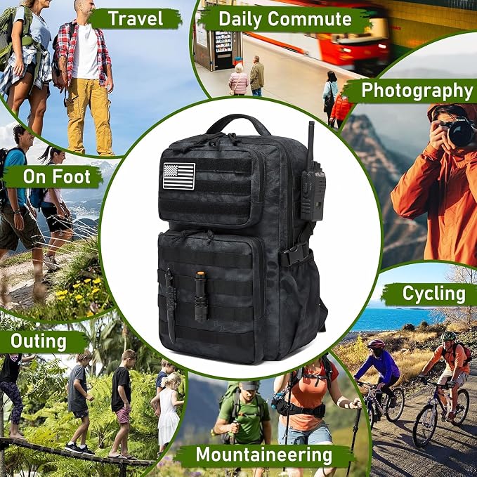 Wotony Military Tactical Backpack - Image 5