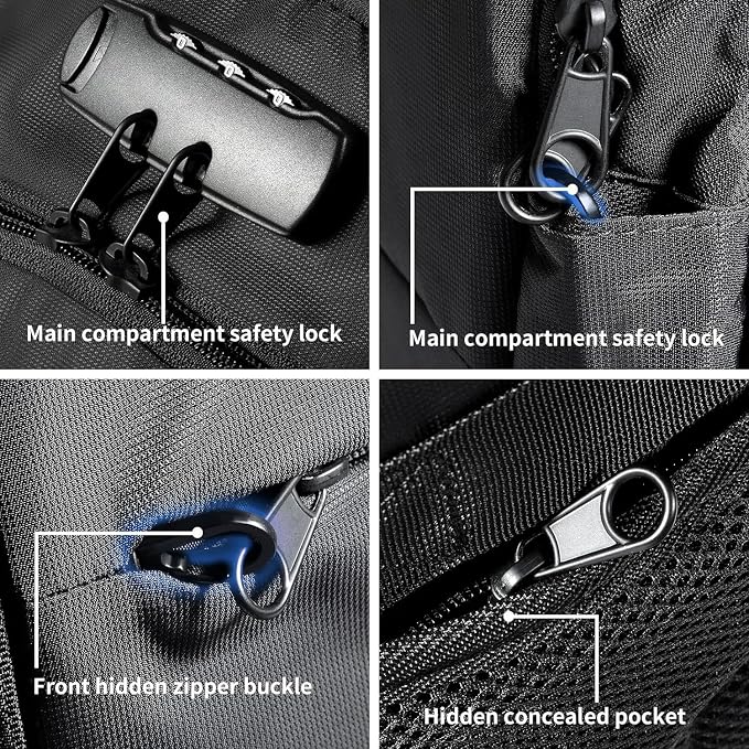 Tzowla 40 Liter Anti Theft Backpack - Image 2