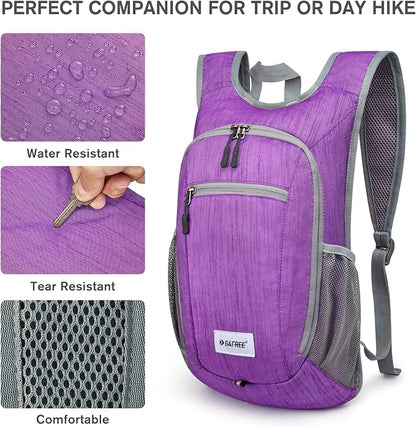 G4Free 10L/15L Hiking Backpack Lightweight Packable Hiking Daypack Small Travel - Image 3