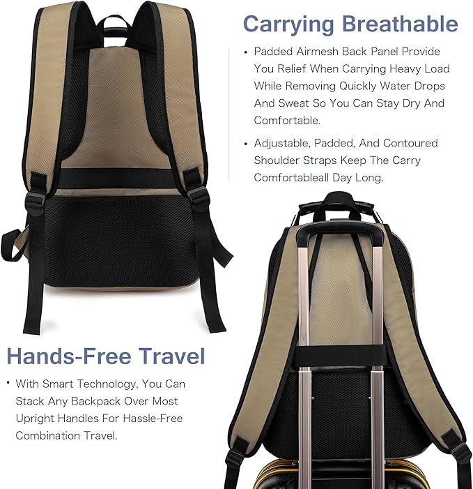 Boavan Laptop Backpack for men, 15.6 inch Laptop Bag - Image 3