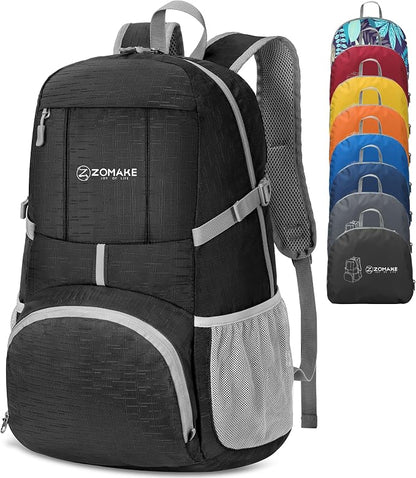 ZOMAKE Lightweight Packable Backpack 35L, Light Foldable Backpacks Water by ZOMAKE