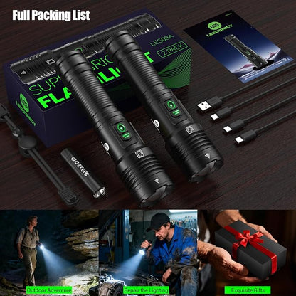 Rechargeable Flashlights High Lumens 100000 - Image 8
