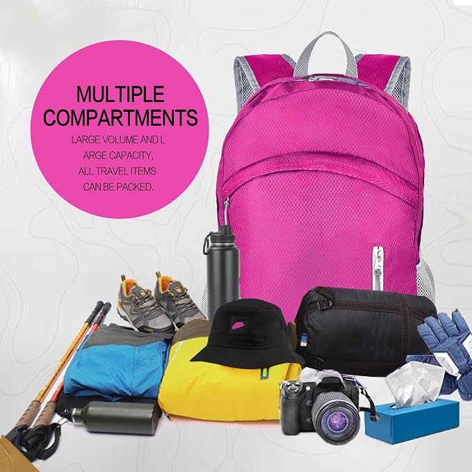 Waterproof Foldable Backpack Dry Storage Lightweight Daypack 35L Outdoor - Image 7