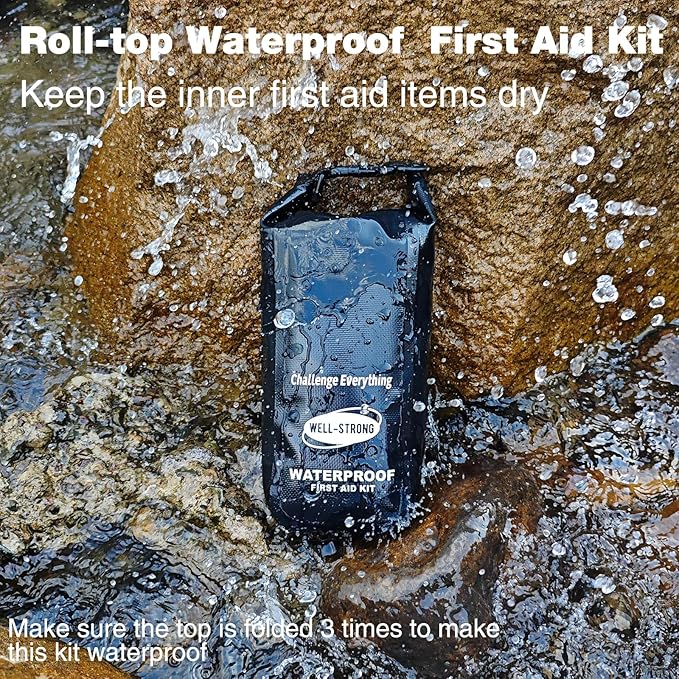 Boat First Aid Kit Waterproof, WELL-STRONG Marine Emergency Kit - Image 6