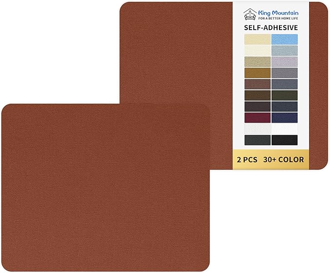 KING MOUNTAIN Canvas Repair Patch 9 x11 Inch 2 Pcs Self-Adhesive Waterproof by ForABetterHomeLife