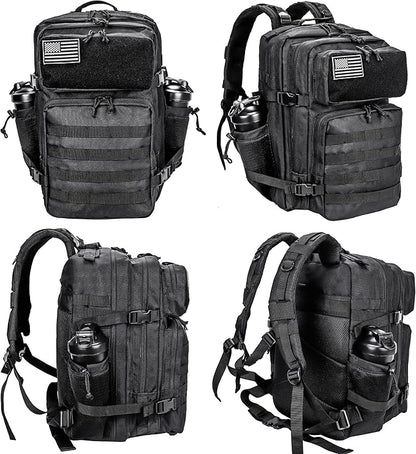 LHI Military Tactical Backpack for Men and Women 45L Army 3 Days Assault Pack - Image 2