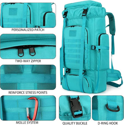 Hiking Backpack for Men 70L/100L Camping Backpack Military Rucksack Molle 3 - Image 6