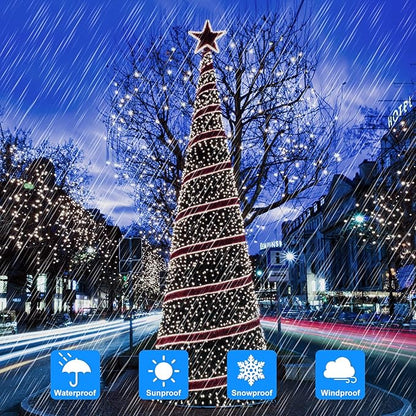 Extra-long 288FT 800 LED Solar Fairy String Lights - Image 6