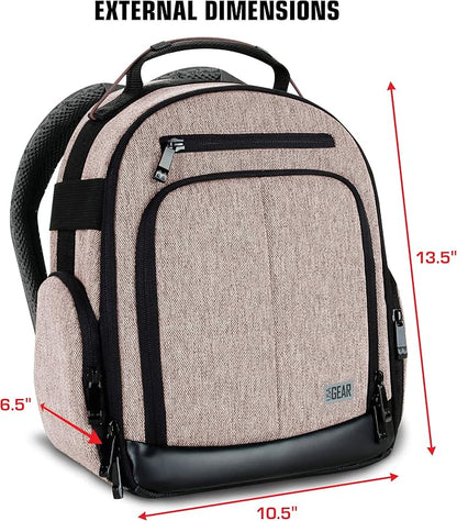 USA Gear Audio Equipment Backpack Fits Audio-Technica System 10, Shure BLX4 - Image 8