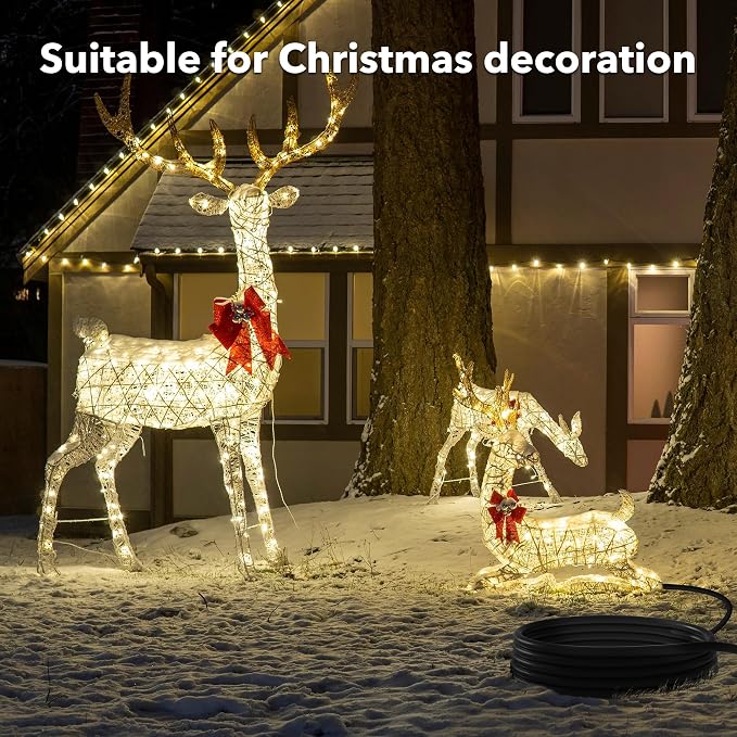 BN-LINK 6ft Indoor Outdoor Extension Cord 16/3 SJTW, 3 Pack, Weather Resistant - Image 8