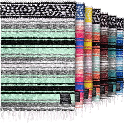 Hydration Nation Authentic Extra Large Mexican Blanket by ZulayKitchen