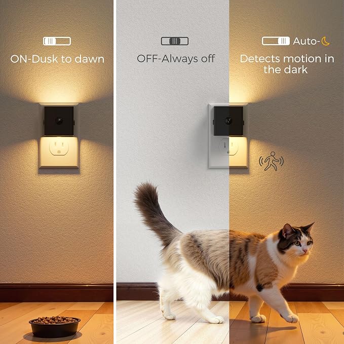 L LOHAS LED Motion Sensor Night Light, Plug in Night Light - Image 3