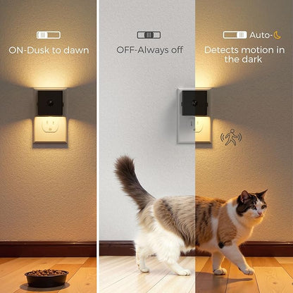 L LOHAS LED Motion Sensor Night Light, Plug in Night Light - Image 3