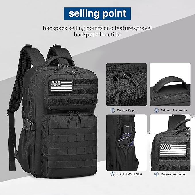 Wotony Military Tactical Backpack - Image 6