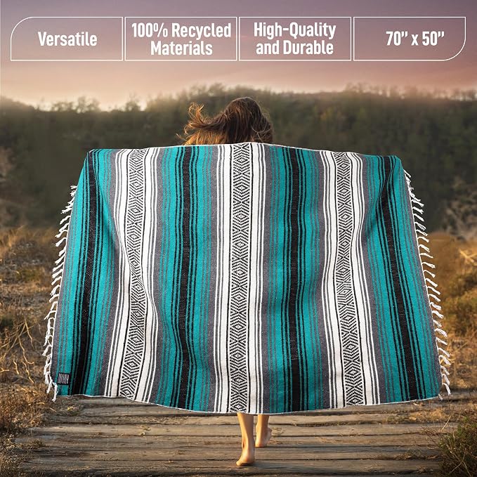 Authentic Extra Large Mexican Blanket - Image 3