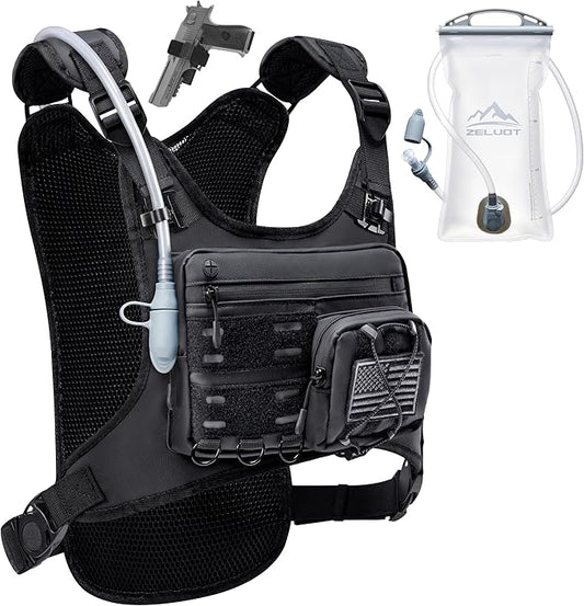 Zelvot Running Vest with 2L Water Bladder, Hydration Backpack, U.S. Original by Zelvot
