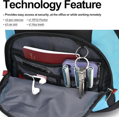 Boavan Laptop Backpack for men, 17.3 inch Laptop Bag - Image 3