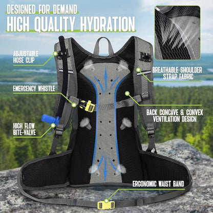N NEVO RHINO Hydration Backpack, 18L Multipurpose Hiking Backpack - Image 5