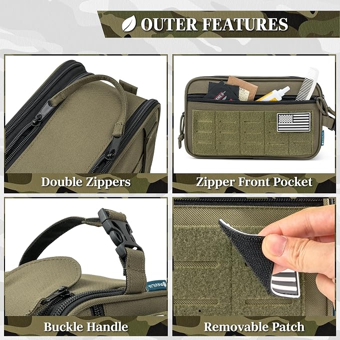 PAVILIA Extra Large Tactical Toiletry Bag - Image 4
