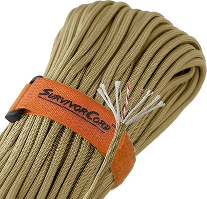 TITAN Survival Patented Paracord 550 - 25ft by SurvivorCord