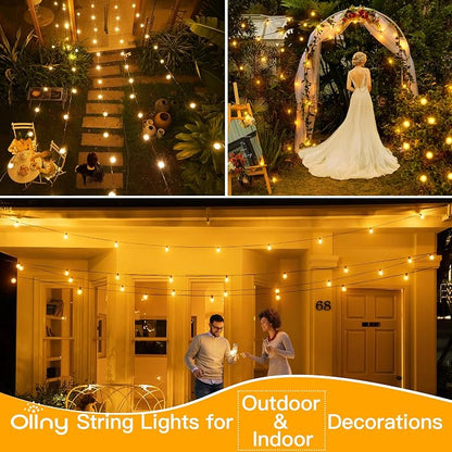 Ollny 25FT Outdoor String Lights, Waterproof Connectable Shatterproof Outside - Image 6