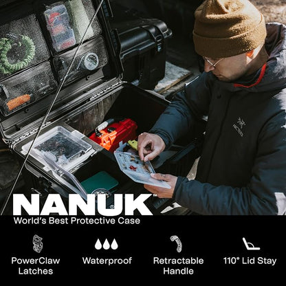 NANUK Trail 80 – 79L Waterproof Storage Box – Wheeled & Modular Cargo Case - Image 6