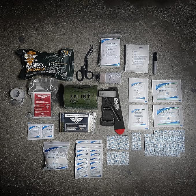 EVERLIT Emergency Trauma Kit, CAT GEN-7 Tourniquet 36" Splint, Military Combat - Image 5
