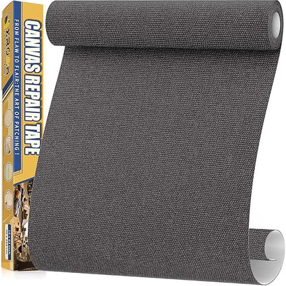 Canvas Repair Tape, 16 x 63 Inch Waterproof Heavy Duty Fabric Tape by ProfessionalFurnitureRepair