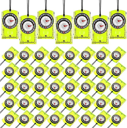 Geiserailie Acrylic Orienteering Compass Hiking Backpacking Map Reading Compass by Geiserailie