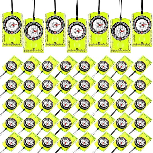 Geiserailie Acrylic Orienteering Compass Hiking Backpacking Map Reading Compass by Geiserailie