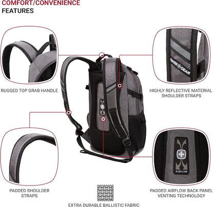 SwissGear 3598 Backpack, Narrow Daypack - Image 2
