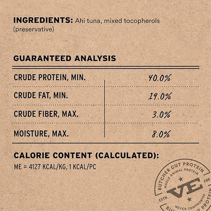 Vital Essentials Freeze Dried Cat Treats | Ahi Tuna Bites, Single Protein | - Image 3