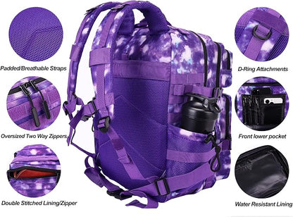LHI Military Tactical Backpack for Men and Women 45L Army 3 Days Assault Pack - Image 4