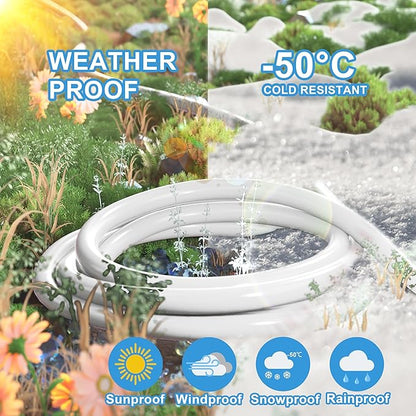 HUANCHAIN 13A 1625W 125V 16AWG 3 FT 16 Gauge White Indoor Outdoor Extension - Image 4